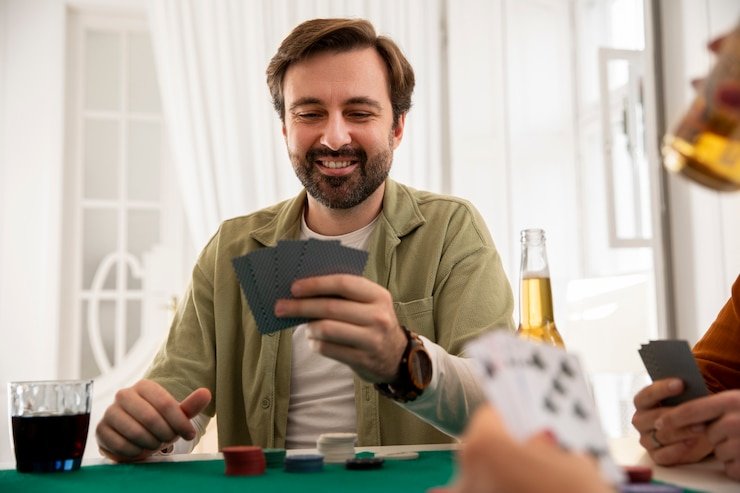 Pengguna bandarliga mengakses layanan Live Chat melalui smartphone di Indonesia